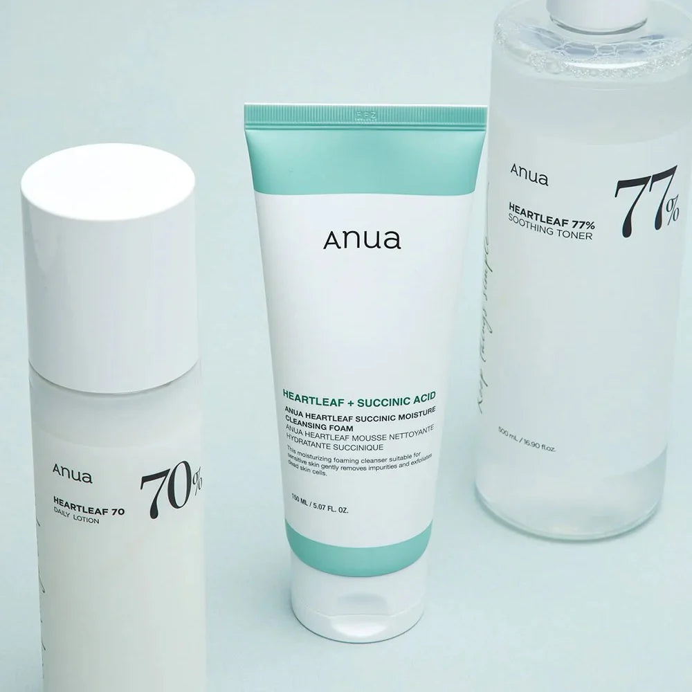 Anua Heartleaf Succinic moisture cleansing foam 150ml