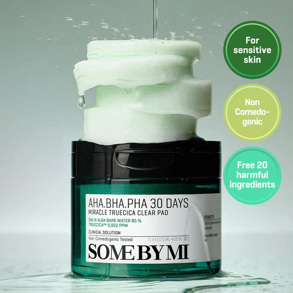 AHA BHA PHA 30 Days Miracle Truecica Clear Pad 70 ea125ml