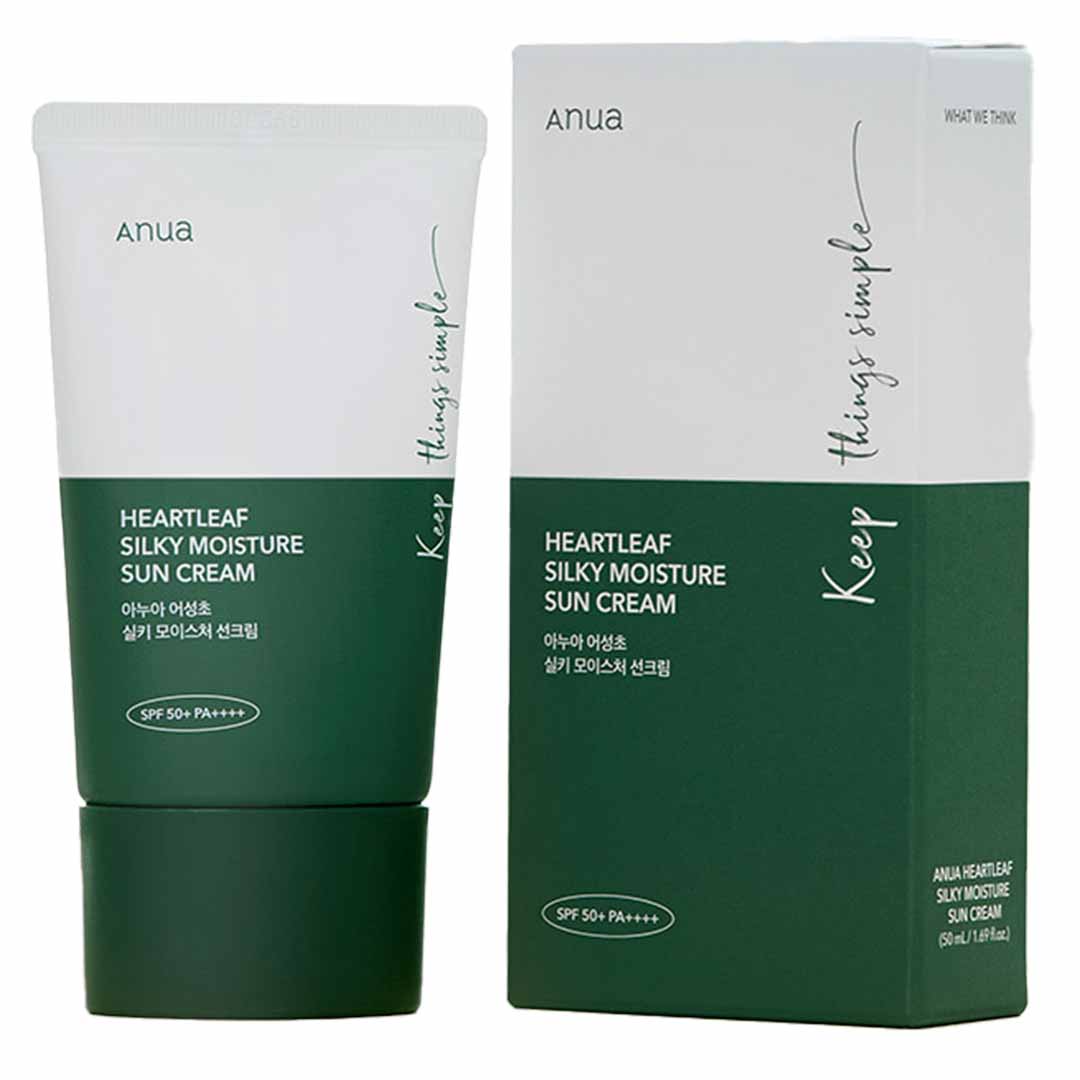Anua Heartleaf Silky moisture sun cream spf 50+ pa ++++ 50ml