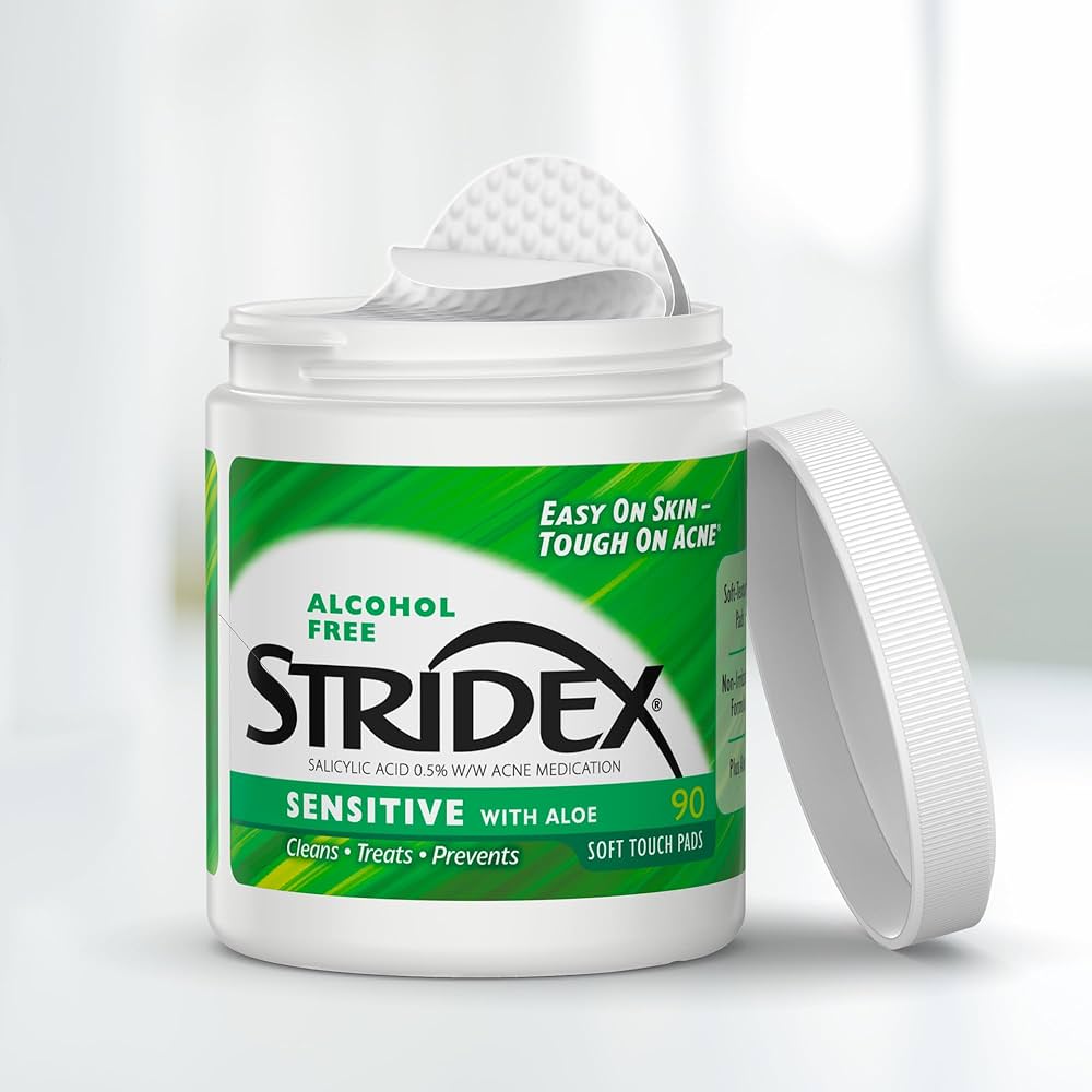 Stridex Sensitive 0.5% Salicylic Acid 55 Soft Touch Pads
