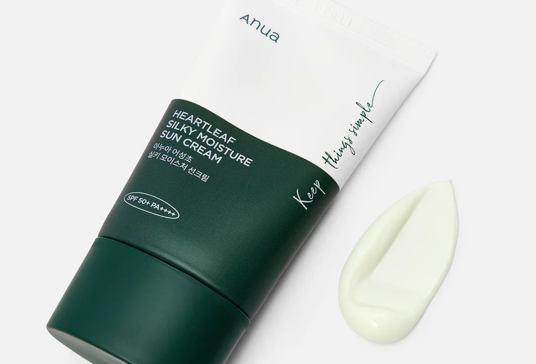Anua Heartleaf Silky moisture sun cream spf 50+ pa ++++ 50ml