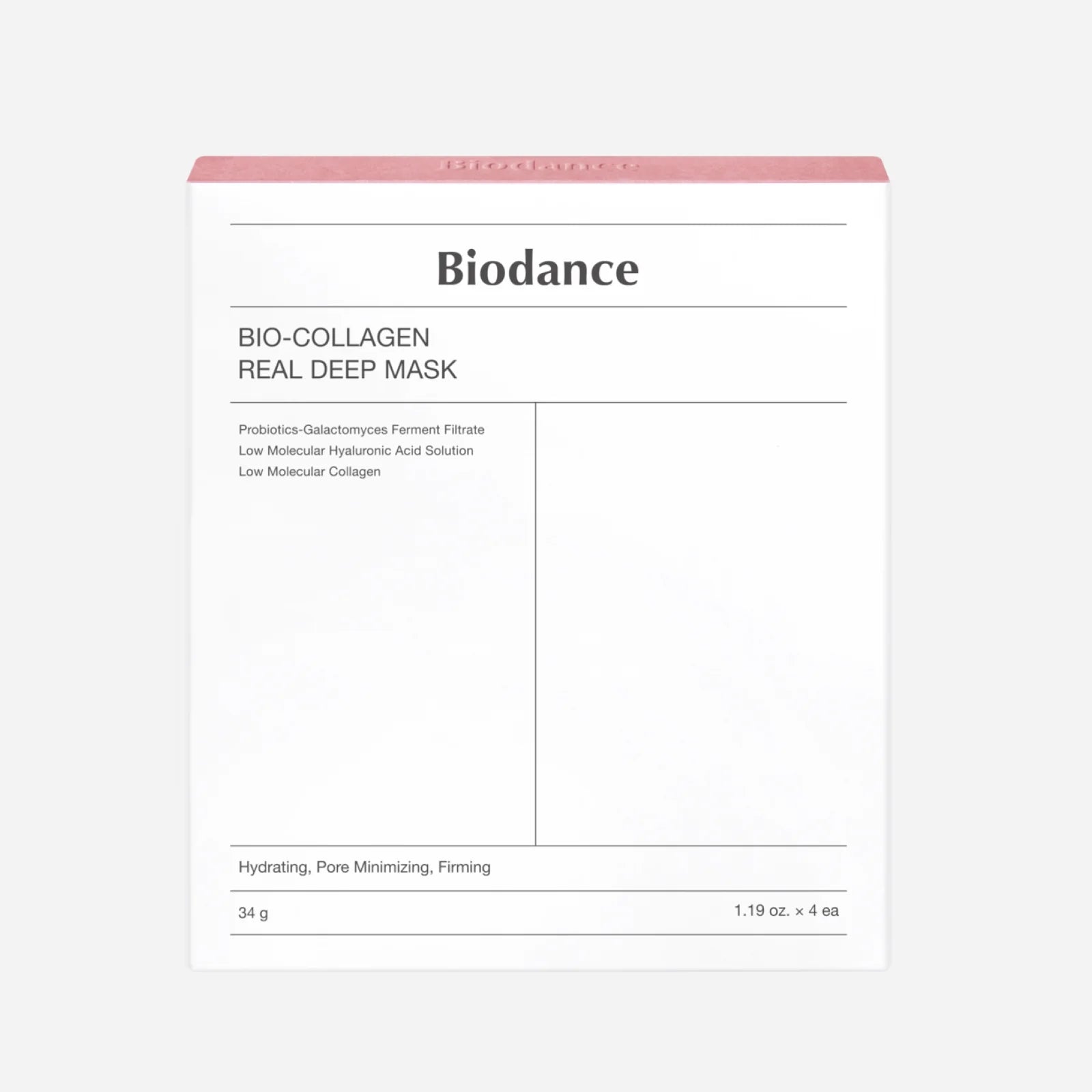 Biodance Collagen Real Deep Mask 4ea