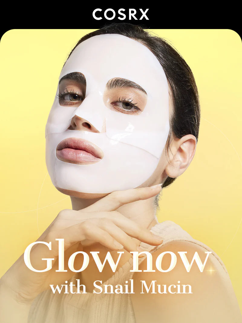 Advanced Snail Mucin Glass Glow Hydrogel Mask 3ea