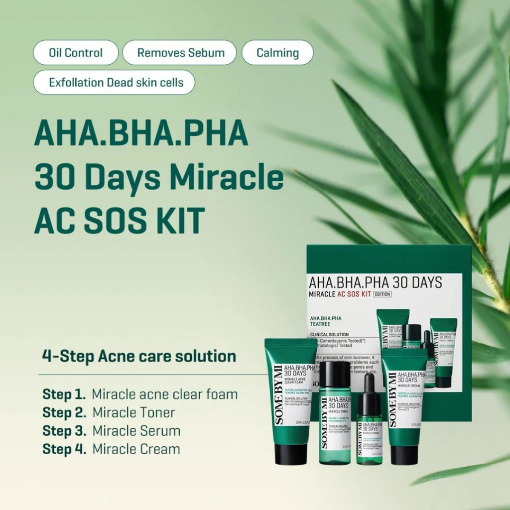 AHA BHA PHA 30 Days Miracle AC SOS KIT Edition