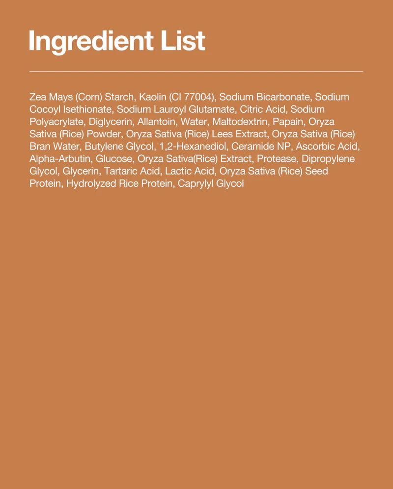 Anua Rice Enzyme Brightening Cleansing Powder 40g