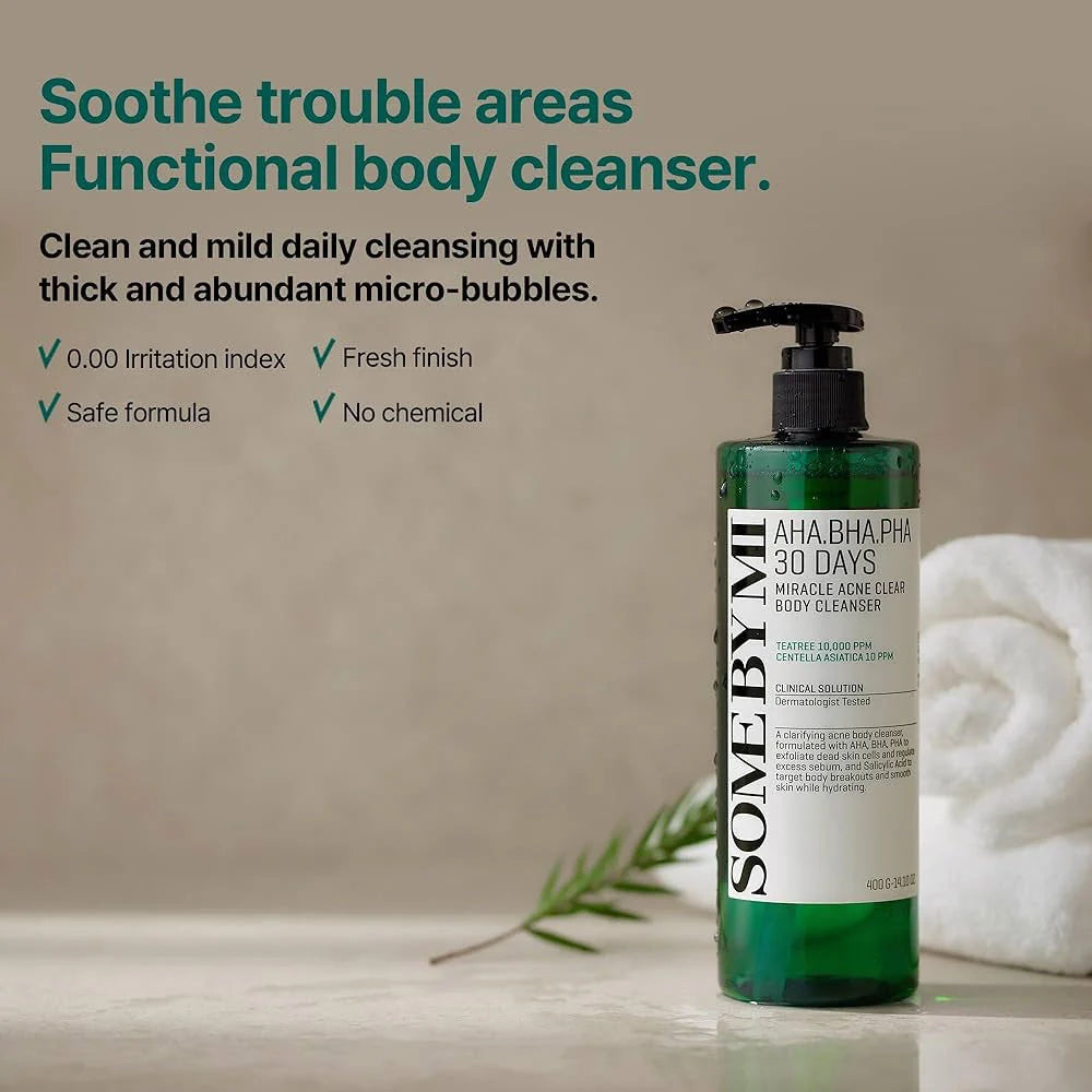 AHA BHA PHA 30 Days Miracle ACNE Clear Body Cleanser 400 g