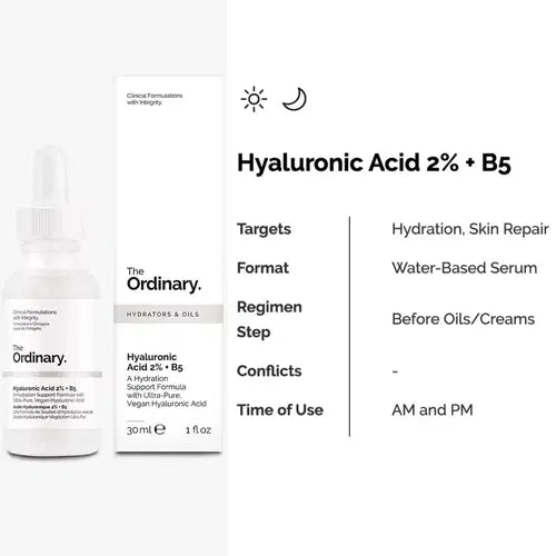 Hydrators & Oil Hyaluronic Acid 2% + B5 30 ml