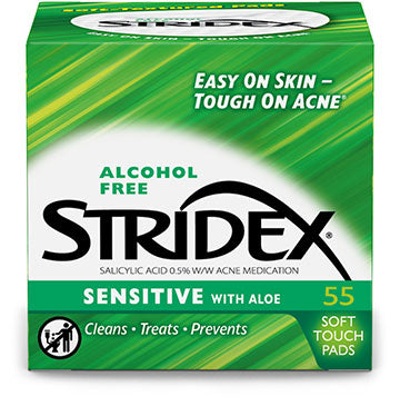 Stridex Sensitive 0.5% Salicylic Acid 55 Soft Touch Pads